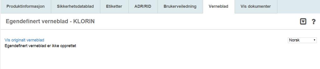 Krav til format og innhold i et sikkerhetsdatablad er gitt i REACH artikkel 31 og i vedlegg II. Sikkerhetsdatabladets 16 obligatoriske rubrikker (i henhold til gjeldende regelverk) 1.