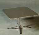 H46 1215 Kaffebord. Aluminium/krom Coffee table.