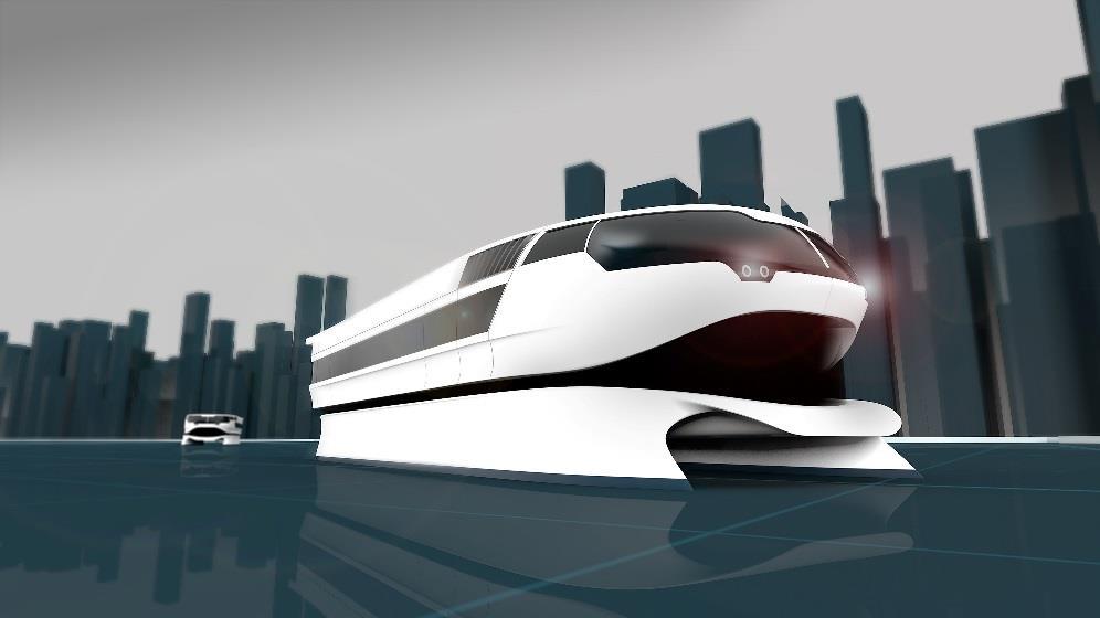 The Urban Water Shuttle Zero emission high-speed vessel 2014 All Design Rights