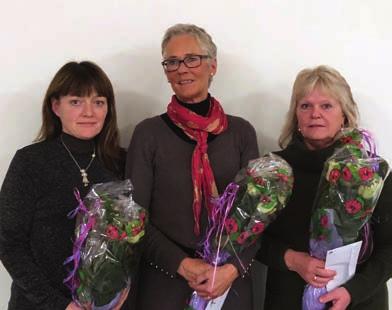 30 år i kommunen I forbindelse med julemøtet i kommunestyret ble Turid Røkkum, Gry L Brunes og Gunn Ohnstad hedret for 30-års innsats i Flå kommune.