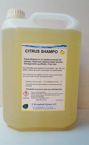 Høytrykks rengjøring Citrus shampo Imido