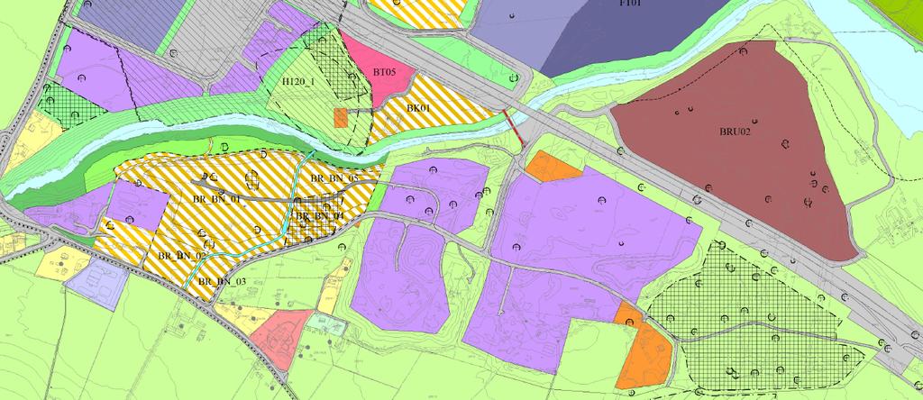 Råstoffutvinning Planen åpner for grustak på Brynsmoen (reg.planforslag) og Jota (reg.