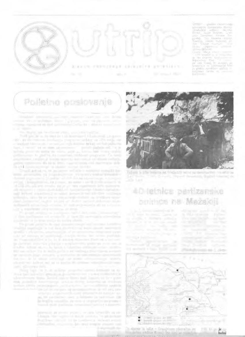 glasilo osnovnega zdravstva gorenjske št. 7 /8 leto 5 julij-avgust 1982 UTRIP - glasilo Osnovnega zdravstva Gorenjske Kranj.