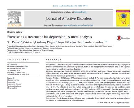 Ingen forskjeller mellom FA og antidepressiva og psykologisk