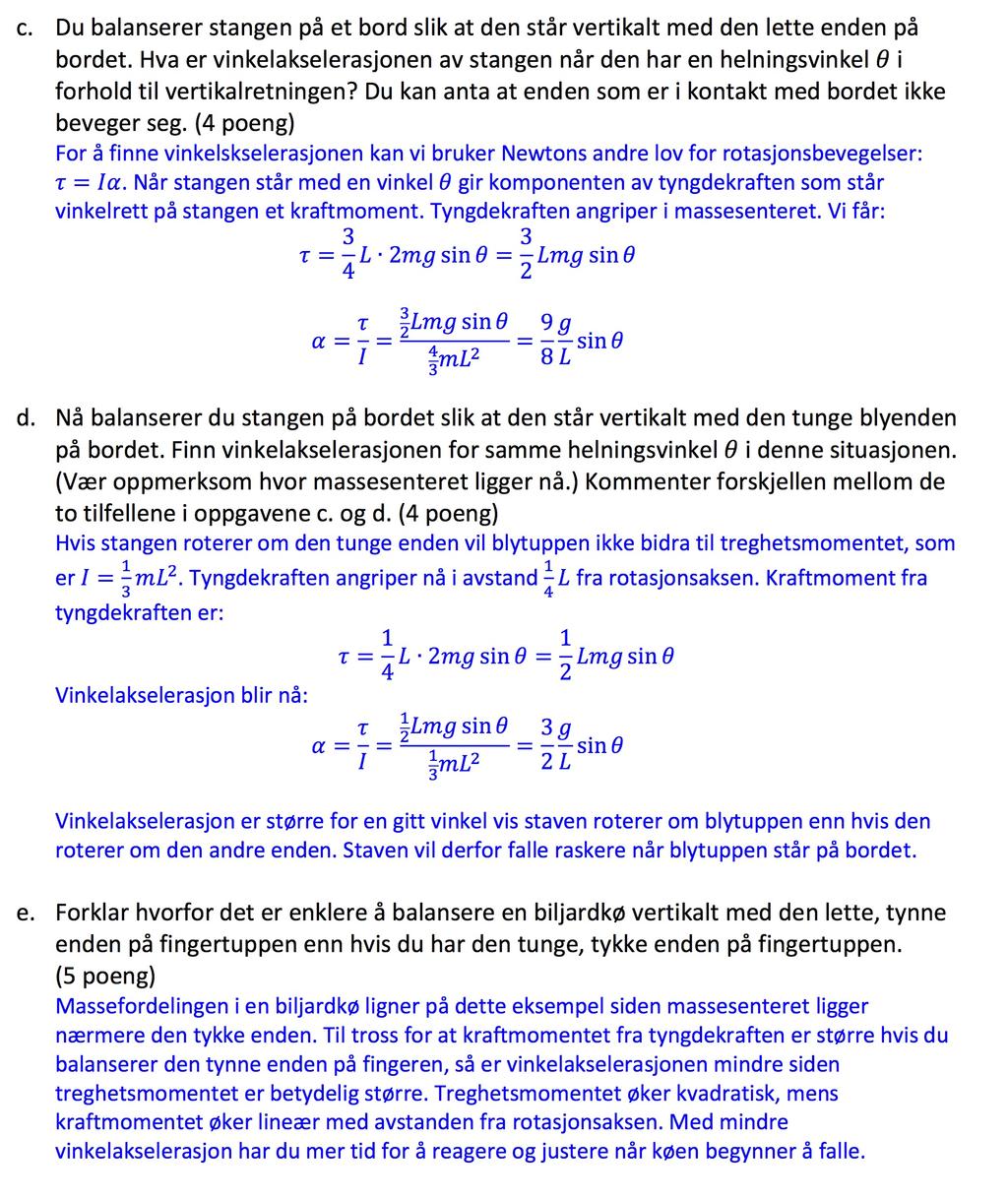 Svar, eksempler, diskusjon og gode råd fra studenter (30 min)