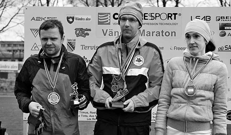 6 VÄNDRA ALEVI JA VALLA AJALEHT MÄRTS 2015 Vändra maratonitraditsioon elab ja liigub tõusvas joones Vändra 42. maratoni hommikul 2.