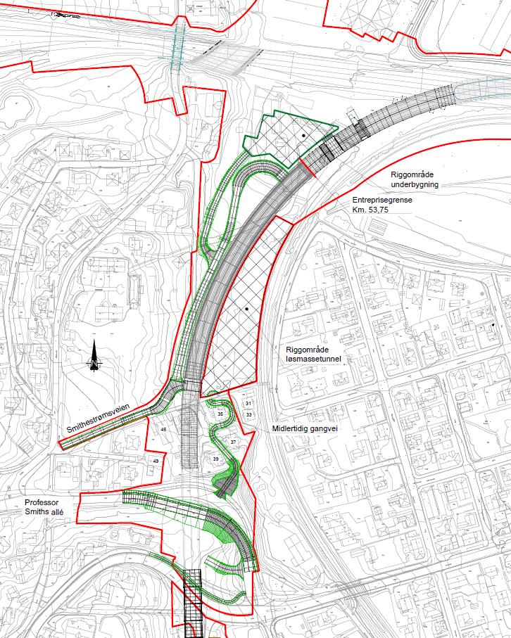 51 av 79 6 ANLEGGSGJENNOMFØRING OG BERØRT NÆRMILJØ Innledningsvis gis det i kap. 6.1 en kortfattet beskrives av anleggsgjennomføringen.