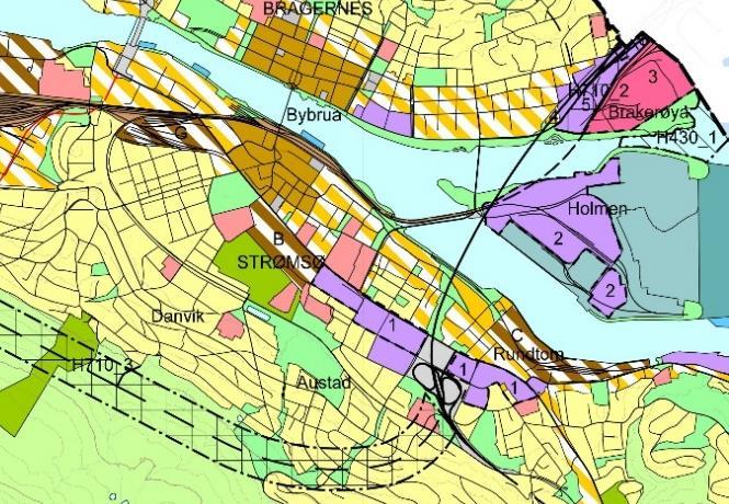 I tillegg omhandler den fremtidige planer for Vestfoldbanen, Drammen stasjon, Nybyen og Sundland. Avtalen har vært en viktig premissgiver for arbeidet med nytt dobbeltspor gjennom Drammen.