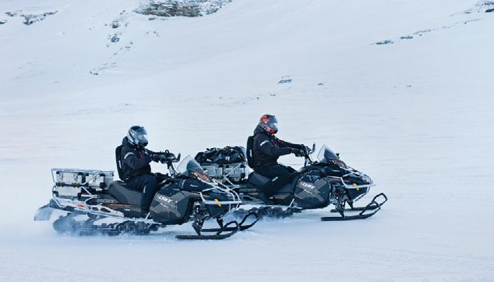 Utviklingen av en Lynx snøscooter i samarbeid med Touratech er ingen tilfeldighet. Touratech er den mest kjente produsenten av motorsykkel-tilbehør på verdensbasis.