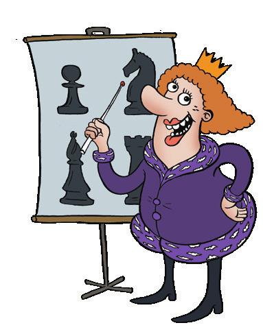 Triks og feller i åpningen 4 I sjakk er det mange triks og feller du kan prøve på tidlig i spillet. Nå skal vi lære noen av dem! Skolematten Det vanligste åpningstrikset heter skolematten.