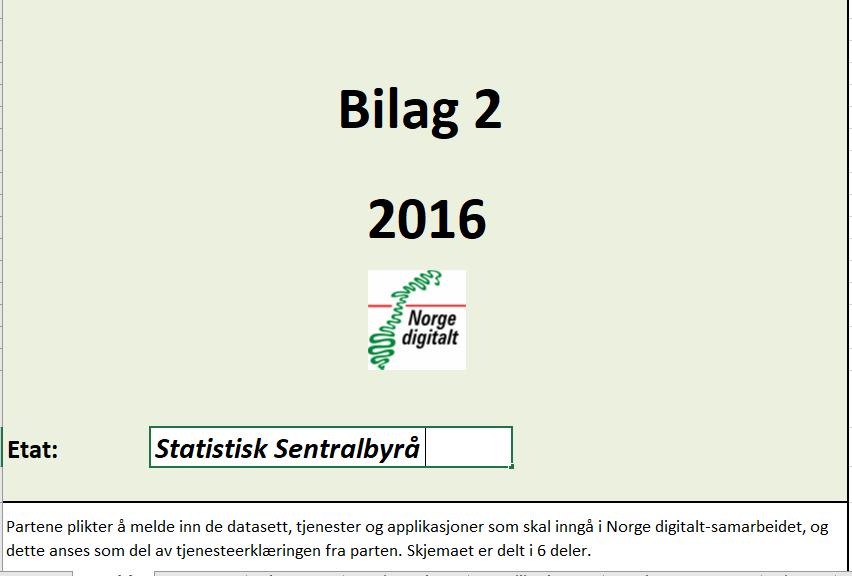 Bilateral oppfølging SSB <> Norge Digitalt