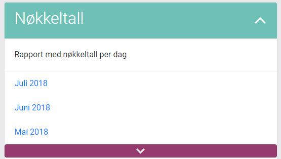 meldinger som ikke er ebxml meldinger. Rapportene genereres automatisk til planlagte intervaller og kan lastes ned til Excel for videre bearbeidelse og lokal arkivering.