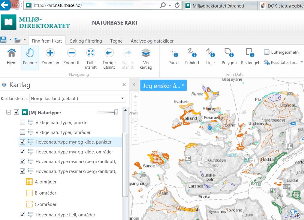 Viktige naturtyper DN håndbok 13 Naturtyper som er spesielt viktig for biologisk