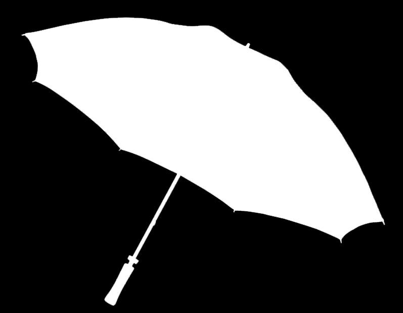 Prima Liten sammenleggbar paraply med knapp for automatisk åpning.