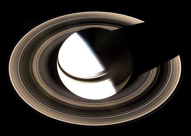 Saturns ringer Består stort