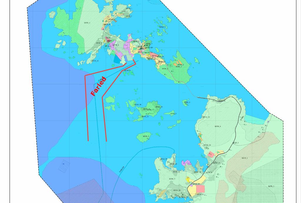 Innsigelse: Kystverket går til innsigelse mot at innseilinga til Sommarøy ikke er sikret med planformål Farled.