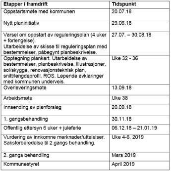 Avklaring/ bekreftelse på at planinitiativet har de kvalitetene som ønskes for området, herunder universell utforming mv Positive og negative konsekvenser for tiltaket Avklaring/ bekreftelse på at