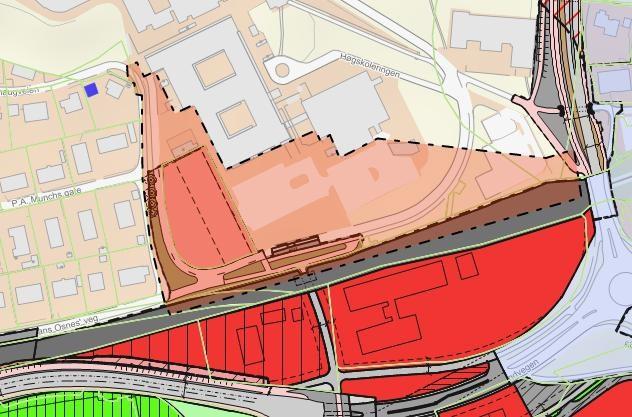 Side 2 Planstatus Overordnede planer I Kommuneplanens arealdel 2012-2024, er området satt av til sentrumsformål.