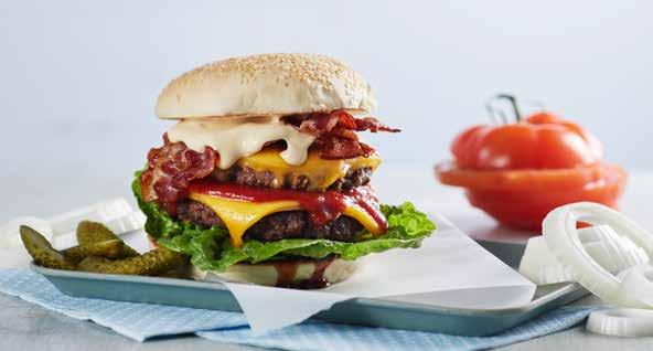 Classic American Burger 2 pakker Burgermester Storfeburger eller Baconburger (kan også lages med 1 burger pr.