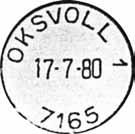 1980 7165 OKSVOLL 1 Innsendt?? Registrert brukt -4 IV 44 BEB Registrert brukt fra 26-2-83 IWR til 31-7-96 IWR?