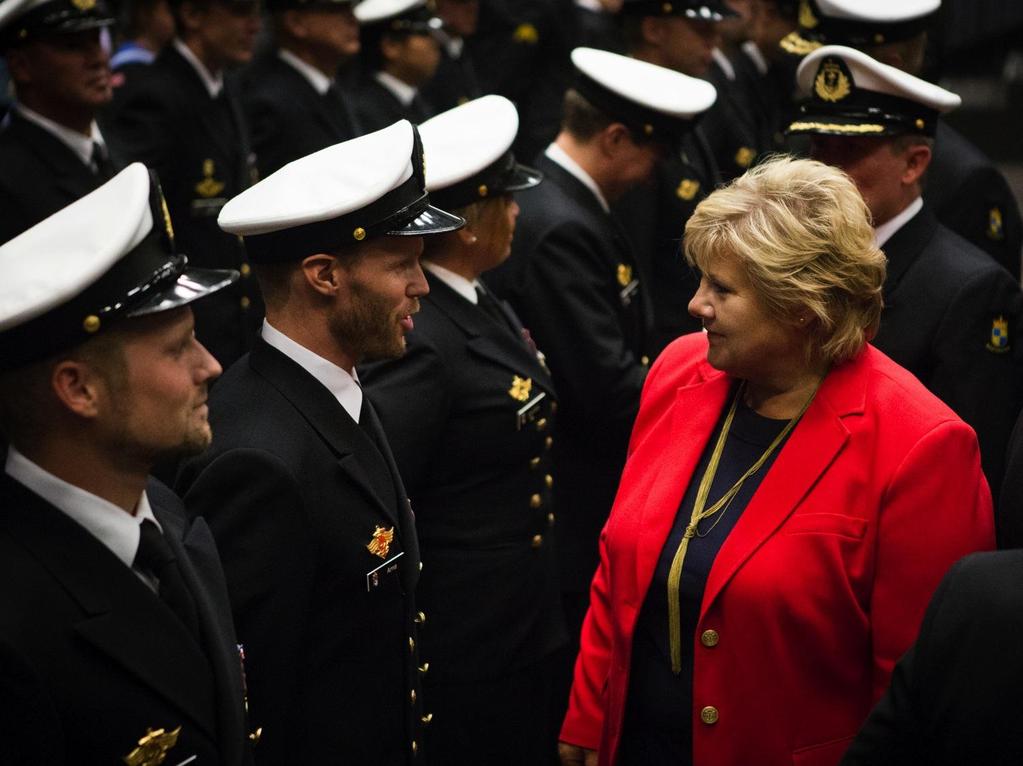 Statsminister Erna Solberg på Sortland 20.