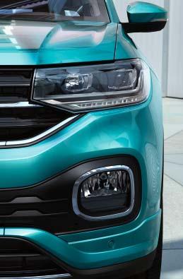ST Hekken på den nye Volkswagen T-Cross har en moderne design med markante reflektorlister og