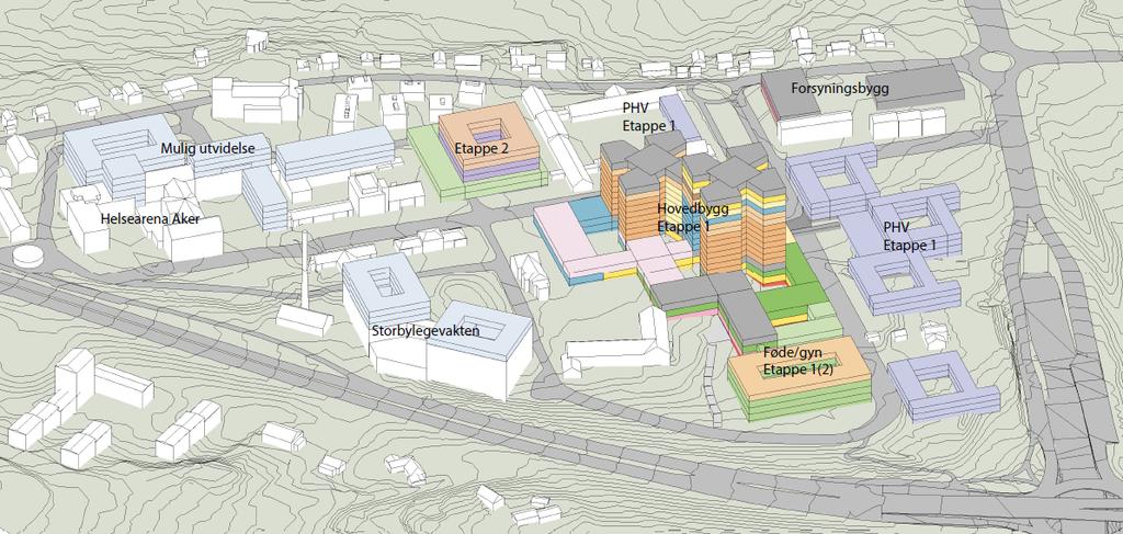 Planalternativ 1a Planalternativet er tilpasset konsept Utsikt med fremtidige utvidelser.