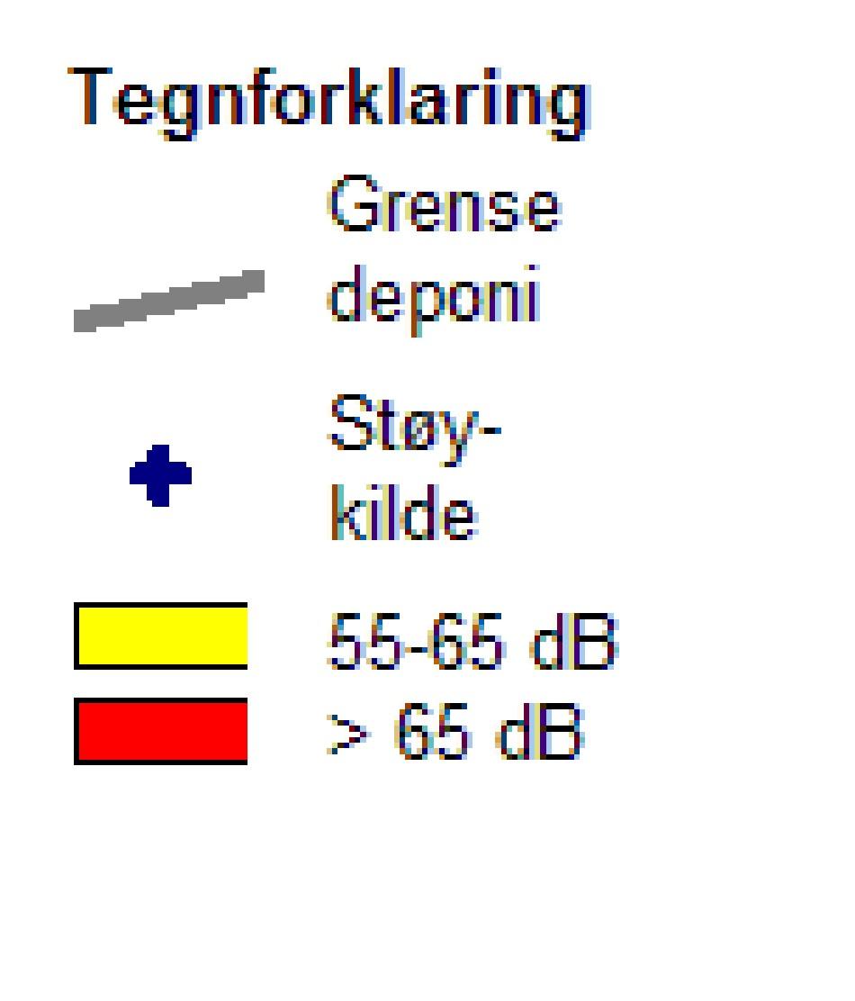 Statens Vegvesen E6 Sørfold Støysonekart, massetak nr 5 Ny situasjon