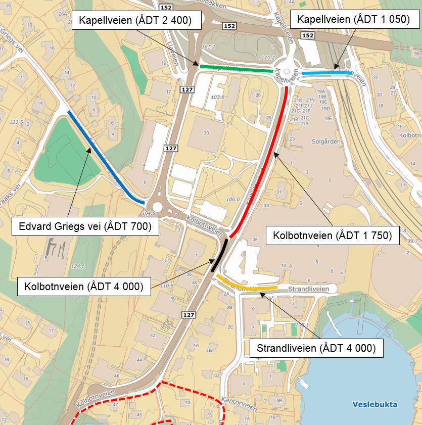 Figurene viser at det er et betydelig høyere trafikkvolum i ettermiddagsrushet enn i morgenrushet.