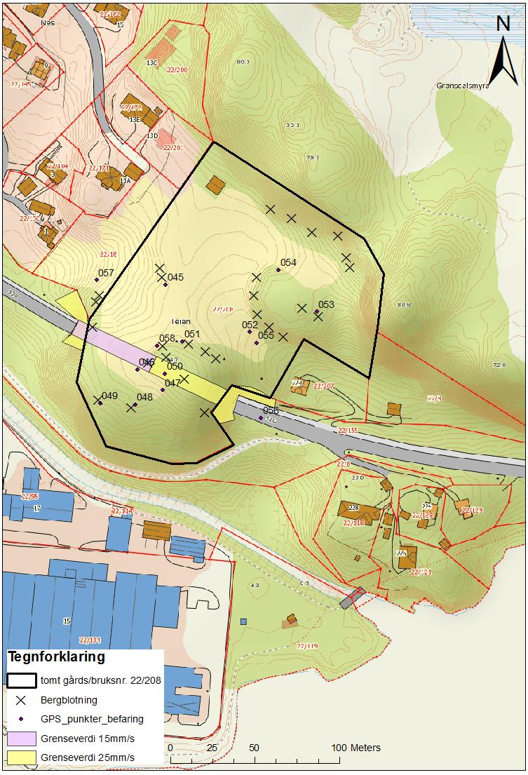 Vedlegg 1 Bilder fra befaring Teien i Saudasjøen Side 1 av 7 Bilde 1 Oversiktskart med GPS