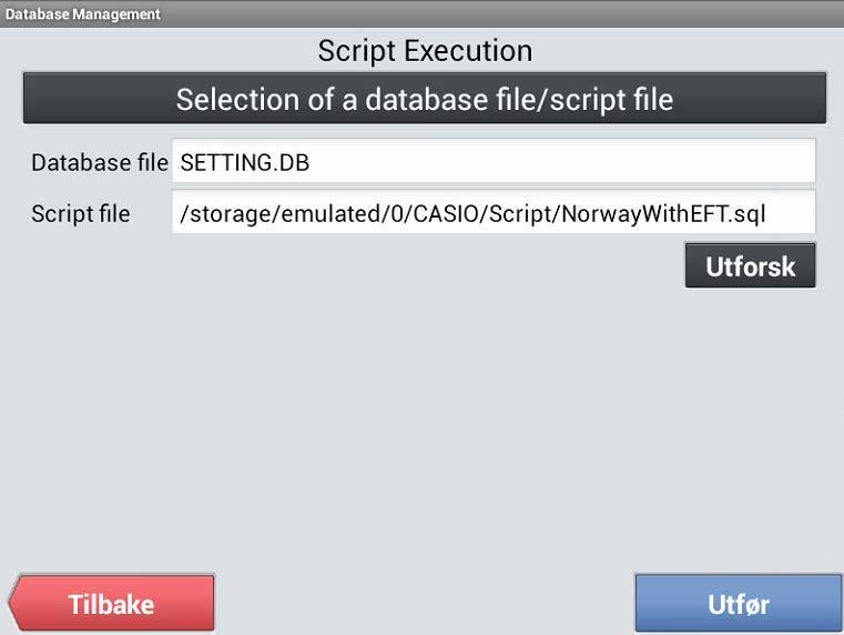 Punkt 5 Oppgradering av programvare med script: For at man skal få med alle nye krav, så må det installeres