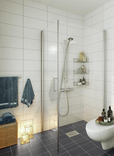 flotte detaljer Integrerte hvitevarer fra Bosch Baderomsinnredning fra Svedbergs Vegghengt toalett