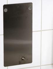 Når dusjfunksjonen ikke er i bruk ligger den alltid skjermet under kanten på toalettsetet for å opprettholde hygienen.