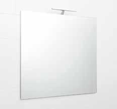 PORSGRUND Reflect LED BAND speilskap med sider av speilglass og