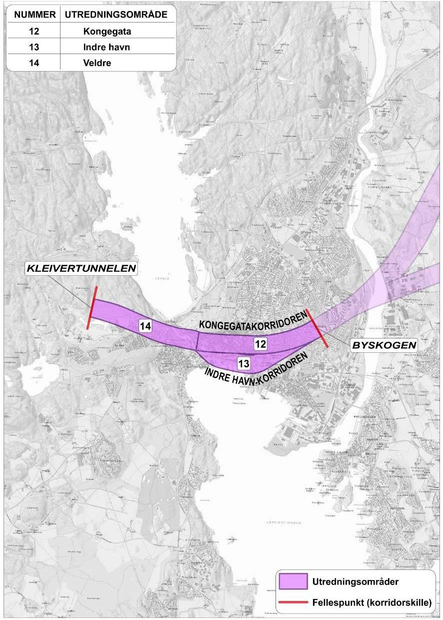 7 VERDI, OMFANG OG KONSEKVENSVURDERING BYSKOGEN KLEIVERTUNNELEN Figur 7-1.