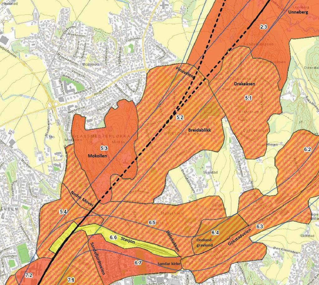 Tiltaket medfører mindre grad av direkte inngrep i friluftsområdet. Områdene ved tunnelportal i Drakeåsen blir støypåvirket.