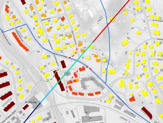 Tiltaket medfører inngrep i boligområdet, hvor et mindre antall boliger trolig må rives. Nedre Movei avskjæres og blir stengt for gjennomkjøring.