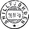 1 Type: IIL Utsendt 31.01.1889 SNILFJORDEN Innsendt 12.05.1924 Stempel nr. 6 Type: I22 Fra gravør 30.04.1964 SNILLFJORDEN Innsendt?