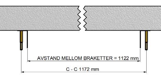 2.3 Montering i betongtak (eller annet skjevt underlag) Dersom enheten skal