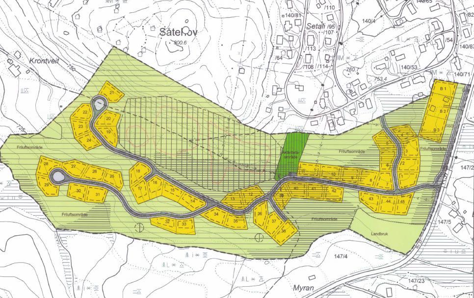 satt av til landbruk. Planen vert vedteken i 20