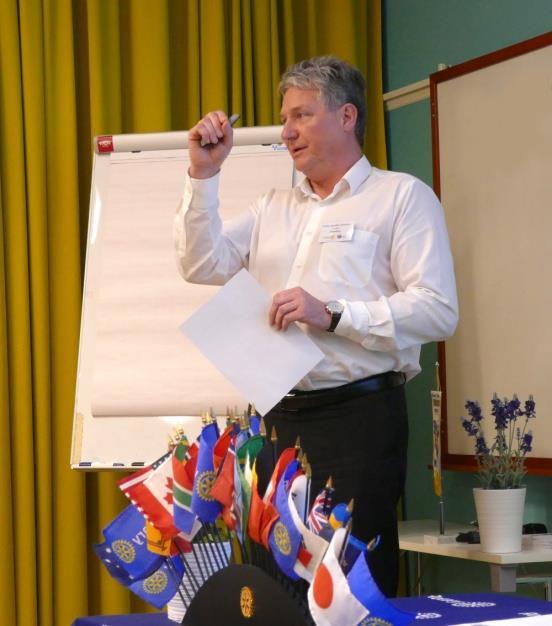 President Jonny Gander Hansen, Sarpsborg RK var svært målrettet for å nå klubbens mål mhp. antall nye medlemmer.