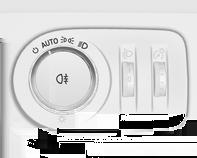 deaktivering av den automatiske lyskontrollen 8 = parklys 9 = hovedlys Tåkebaklys Trykk på r i lysbryteren.