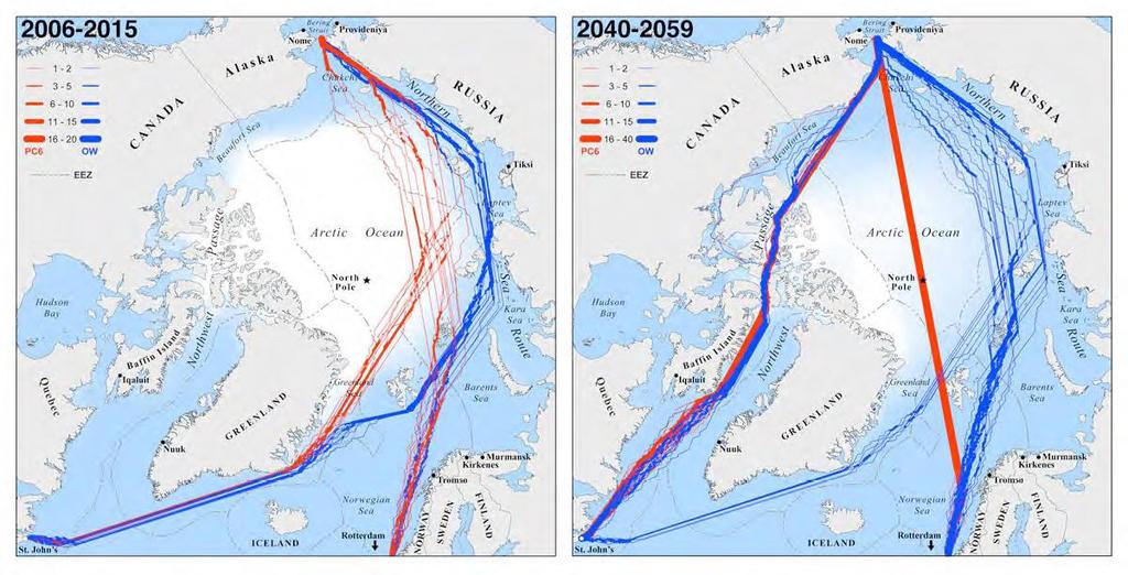 Global climate change is offering new opportunities for international transportation networks text Norway has long traditions of shipping in