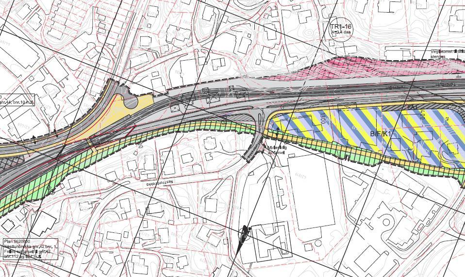 Vedlegg 4. Utsnitt reguleringsplan Utsnitt av reguleringsplan datert 18.4.2008.