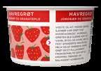 000000 Havregrøt med jordbær og granateple 150 g D-pak:. EPD-Nr: 4807293 Varenr. 5960, Coopnr.