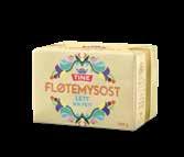 TINE Fløtemysost TINE Fløtemysost 26 % fett 150x1 kg TINE Fløtemysost 26 % fett 1 kg TINE Fløtemysost 26 % fett 500 g TINE Fløtemysost 26 % fett Skiver 130 g D-pak: 150. EPD-Nr: 4676128 Varenr.