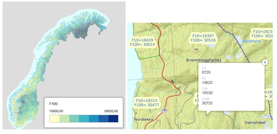 Klimadata Frostdata kan finnes fra digitale kart (rutenett 1*1 km): www.