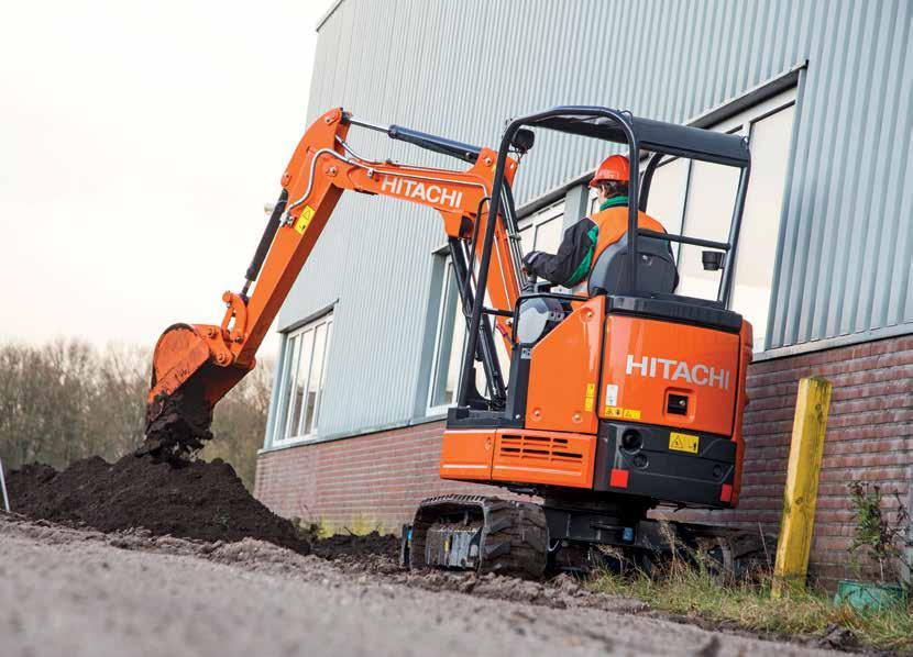 ZAXIS-5-serie med kort bakre svingradius