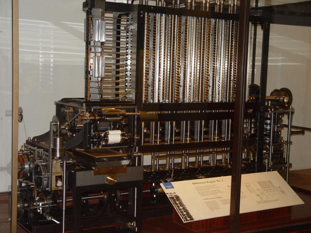 Spørsmålet Analoge Digitale Videre Charles Babbage Difference engine Ge n er ell Pr og ir