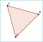 Geometri: mangekantar Vel Vis på Menylinja og huk av for Algebrafelt og Grafikkfelt 1.